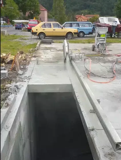 Wycinanie stropu betonowego